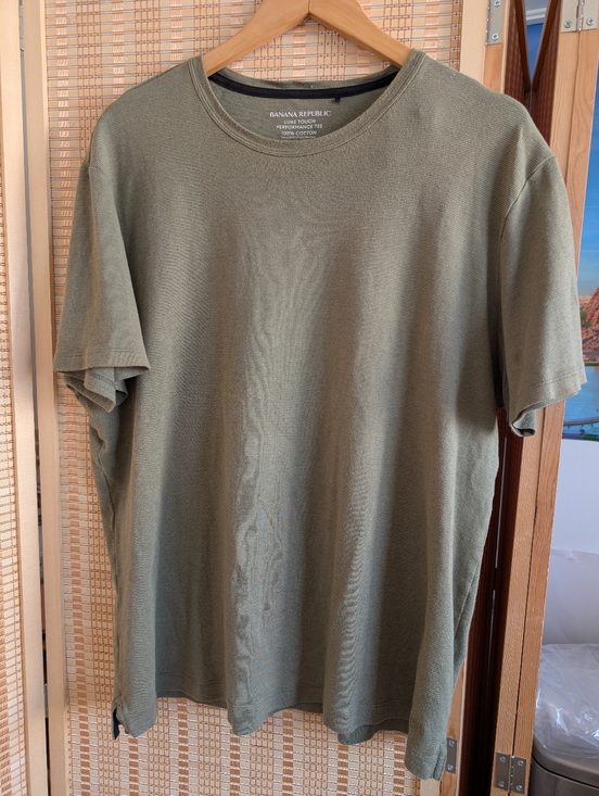 Banana Republic Other - Banana Republic Olive Green Knit Chino Tee